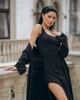 Кардиган з фактурного трикотажу Poliit 3056 чорний one size - изображение 10