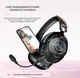 Бездротові навушники Headset EL-GT1s з мікрофоном і ANC, Bluetooth 5.4 для телефону, ПК, планшета White - зображення 8