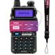 Рація тридіапазонна Baofeng UV-5R MK3X, 5 Ватт, з посиленим акумулятором 2100 mah, гарнітурою та Шнурком на шию Mirkit у комплекті - зображення 1