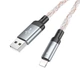Кабель с RGB подсветкой Hoco U112 Shine USB to Lightning - изображение 5