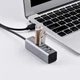 Концентратор адаптер хаб HOCO Line machine HB1 1 USB-A to 4 USB серый - изображение 4