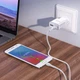 Зарядний набір - Адаптер та кабель Micro USB - HOCO C88A Star round dual port charger set білий - зображення 4