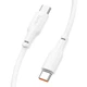 Кабель HOCO X93 Force fast charging data cable Type-C to Type-C 100W 2 метри білий - зображення 7