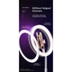Подставка стойка с кольцевой лампой USAMS US-ZB120 Stretchable foldable holder fill light 168 см белый - изображение 5