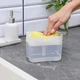 Диспенсер для моющего средства Soap Pump Sponge Caddy, нажимной дозатор с подставкой для губки SDF-114 - изображение 1