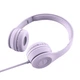 Наушники гарнитура накладная HOCO with mic Graceful Charm W21 сиреневая - изображение 1