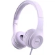 Наушники гарнитура накладная HOCO with mic Graceful Charm W21 сиреневая - изображение 2