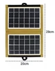 Сонячна панель з usb виходом CL 670 (похідна зарядна установка 7W з USB) для кемпінгу, туризму, будинку, дачі, телефонів, планшетів, ноутбуків - зображення 4