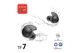 Навушники бездротові TWS LG Tone Free Fit TF7 Black (DTF7Q) - зображення 8