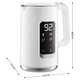 Електрочайник Sencor SWK0950WH 1.7л, Strix, LED дисплей, подвійні стінки, сенс. керування, білий - зображення 4
