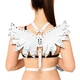 Женская портупея из искусственной кожи белая Art of Sex Wings размеры XS-M - изображение 1