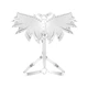 Женская портупея из искусственной кожи белая Art of Sex Wings размеры XS-M - изображение 3