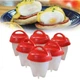 Силиконовые формы для варки яиц без скорлупы EGG Boil, набор 6 шт, антипригарные - изображение 13