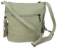Женская кожаная сумка на плечо салатовая Borsacomoda 000346218 - изображение 5