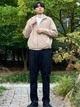 Куртка демисезонная мужская Uniqlo 602292528 L Бежевая ( 1159831943) - изображение 5