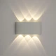 Бра LINZA SIX 6W R170 3000К белое WHITE Luminaria светильник светодиодный настенный 450Lm IP54 170х80х40мм - изображение 1