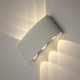 Бра LINZA SIX 6W R170 3000К белое WHITE Luminaria светильник светодиодный настенный 450Lm IP54 170х80х40мм - изображение 3