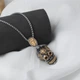Чоловічий кулон на шию "Amulet Skull" з нержавіючої сталі - зображення 5