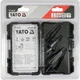 Ступінчасті Свердла по Металу Ø 4-12; 4-22; 6-38 мм HSS 4241 Набір 3 шт YATO (YT-44732) - зображення 5