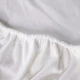 Простынь на резинке MirSon Велюр Winter Frost 28-0001 White Velvet 150х190 (2200003991000) - изображение 1