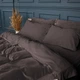 Простынь на резинке MirSon Велюр Winter Frost 28-0005 Ashen Velvet 140х190 (2200003998023) - изображение 6