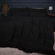 Простирадло на резинці MirSon Велюр Winter Frost 28-0007 Black Velvet 90х200 (2200004001821) - зображення 2