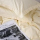 Пододеяльник MirSon 110х140 Satin Stripe 30-0002 Soft Yellow (2200005247891) - изображение 4