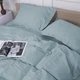 Пододеяльник MirSon 110х140 Satin Stripe 30-0015 Green Wave (2200005253366) - изображение 2