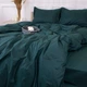 Комплект постельного белья MirSon Poplin Line 091 Emerald 175 x 210 см (2200006279549) - изображение 10