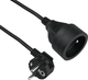 Przedłużacz DPM 1 gniazdo 10 m Black (5903332589654) - obraz 1