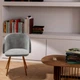 Стул для кухни и гостиной Hommex Nicole Темно-серый (H-360 Dark Grey) - изображение 2
