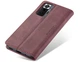 Чехол-книжка CaseMe из нубука для Xiaomi Redmi Note 10 Pro Бордовый - изображение 7