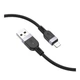 Кабель синхронизации Hoco X109 Silicone 2.4A USB to Lightning 2m Black (35924_3605829) - изображение 5