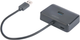 USB-хаб Deltaco USB 3.0 - 4 x USB 3.0 Black (7333048060662) - зображення 2