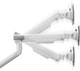 Uchwyt biurkowy One For All Design Single DM7120 13" - 35" White (8716184077944) - obraz 12