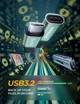 Кабель-подовжувач AINOPE Type-C to Type-C USB3.2 , 240W, 20Gbps, 2м Grey - зображення 5