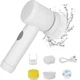 Электрическая щетка для уборки MAGIC BRUSH 5В1 универсальная щетка с насадками для посуды ванной мебели для дома, квартиры, дачи, котеджа, поддержки чистоты, уборки кухни, ванной, комнат, помещений - изображение 6