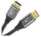 Кабель цифровой DisplayPort DP2DP1.4-MM-05 DP167 версия 1.4 штекер / штекер ∅6 мм (5 м) 32.4 Гбит/с 144 Мгц цвет графит в оплетке I-Taki - изображение 5