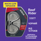 Маска для подводного плавания Intex Reef Rider, взрослая, черная, 14+ лет, 55977/1 - изображение 2
