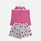 Дитячий літній комплект (майка + шорти) для дівчинки Chicco 09073736000000-031 122 см Рожевий/Білий (8059609332977) - зображення 2