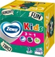 Серветки косметичні тришарові "Kids", ведмідь, 60шт. - Zewa Kids 3D Box 60шт. - зображення 1