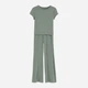 Подростковый комплект (футболка + штаны) для девочки H&M 1233806004c20 146 см Хаки (KC1000000047530) - изображение 1