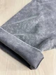 Футболка жіноча A-N 26030 варена тай-дай оверсайз з вишивкою Mickey Mouse one size сіра - зображення 5
