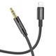 AUX кабель Hoco UPA19 Lightning to Jack 3.5 1m чорний - зображення 1