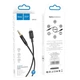 AUX кабель Hoco UPA19 Lightning to Jack 3.5 1m чорний - зображення 3