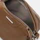 Жіноча шкіряна сумка Borsa Leather стильна сумка через плече з натуральної шкіри 54194 - зображення 5
