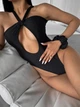 Слитный купальник, черный, L/XL - изображение 3