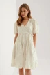 Сукня NA-KD молочний XAZ374531VVLG 42 - изображение 2