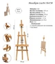 Дитячий мольберт №47М, LeoArt, підлоговий, буковий - зображення 2