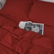 Простынь MirSon детская 110x160 см 30-0018 Red Satin Stripe (2200007089123) - изображение 2